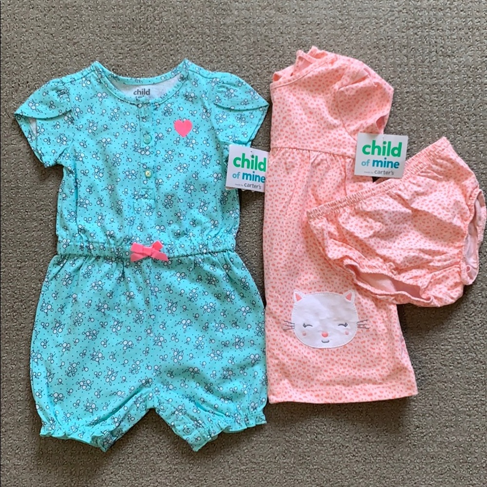 Carter’s outfits new with tags